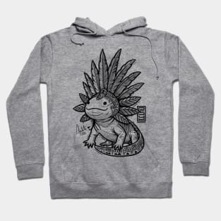 Aztec Axolotl (BLACK) Hoodie